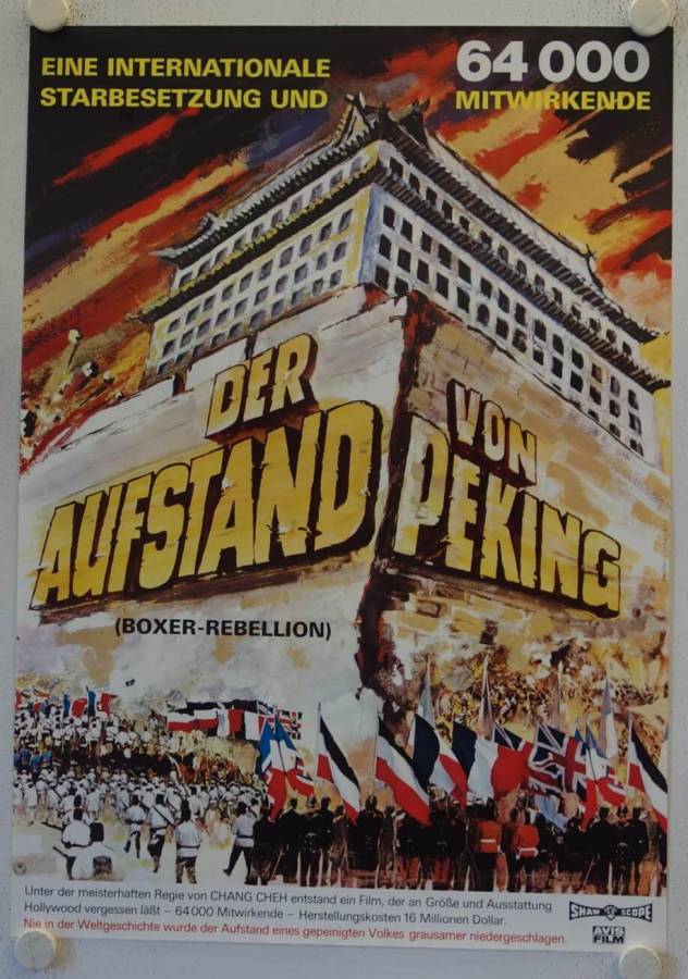 Der Aufstand in Peking originales deutsches Filmplakat